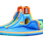 5041 bounceland cascade water slide with pool