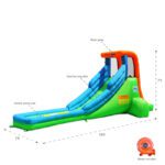 single water slide product features