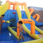 9045 big splash triple slide water park kids play