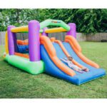 9063 obstacle pro racer bounce house with slide