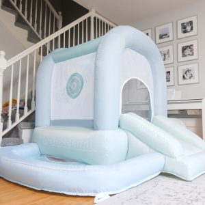 mini bouncer mist bounce house with ball pit