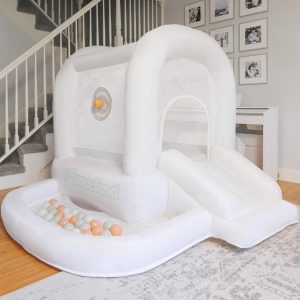 mini bouncer cloud bounce house with ball pit