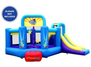 pop star bounce house without blower