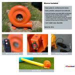w4l blower included bounce house